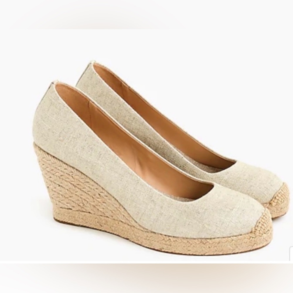 J.Crew Seville espadrille wedges size 8.5